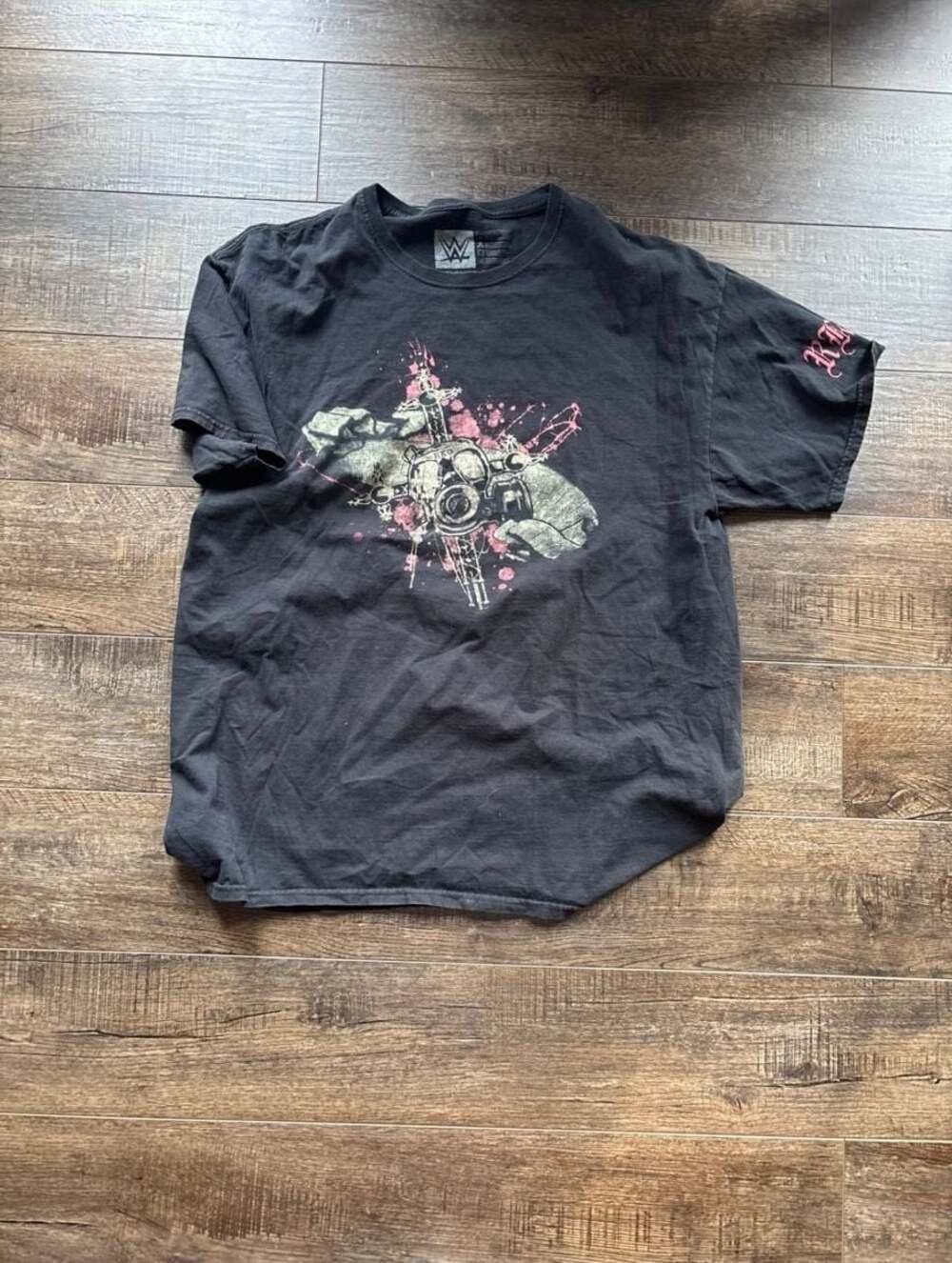WWE Randy Orton Gas Mask RKO Legend Killer Black 2017 T-Shirt Men's Size XL